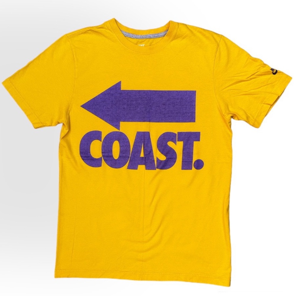 West Coast NIKE Sportswear Tee Los Angeles Lakers Medium T Shirt